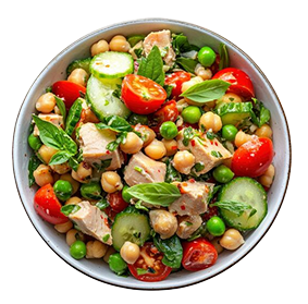 Quinoa & chickpea salad