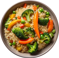 Quinoa + Veggie Stir-Fry