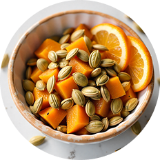 Pumpkin Seeds + Orange