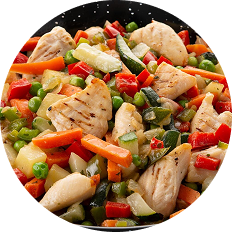 Chicken Stew with Garlic & Carrots